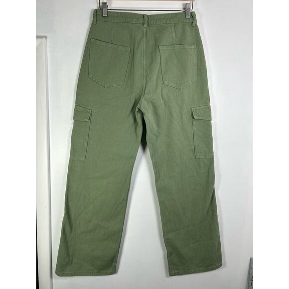 Cider Alessia Green Cargo Jeans L NWT - Picture 7 of 9